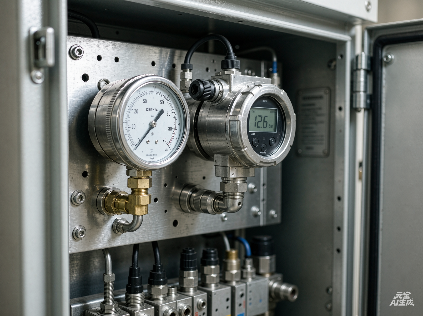 OEM equipment pressure gauges supplied by DERKIA